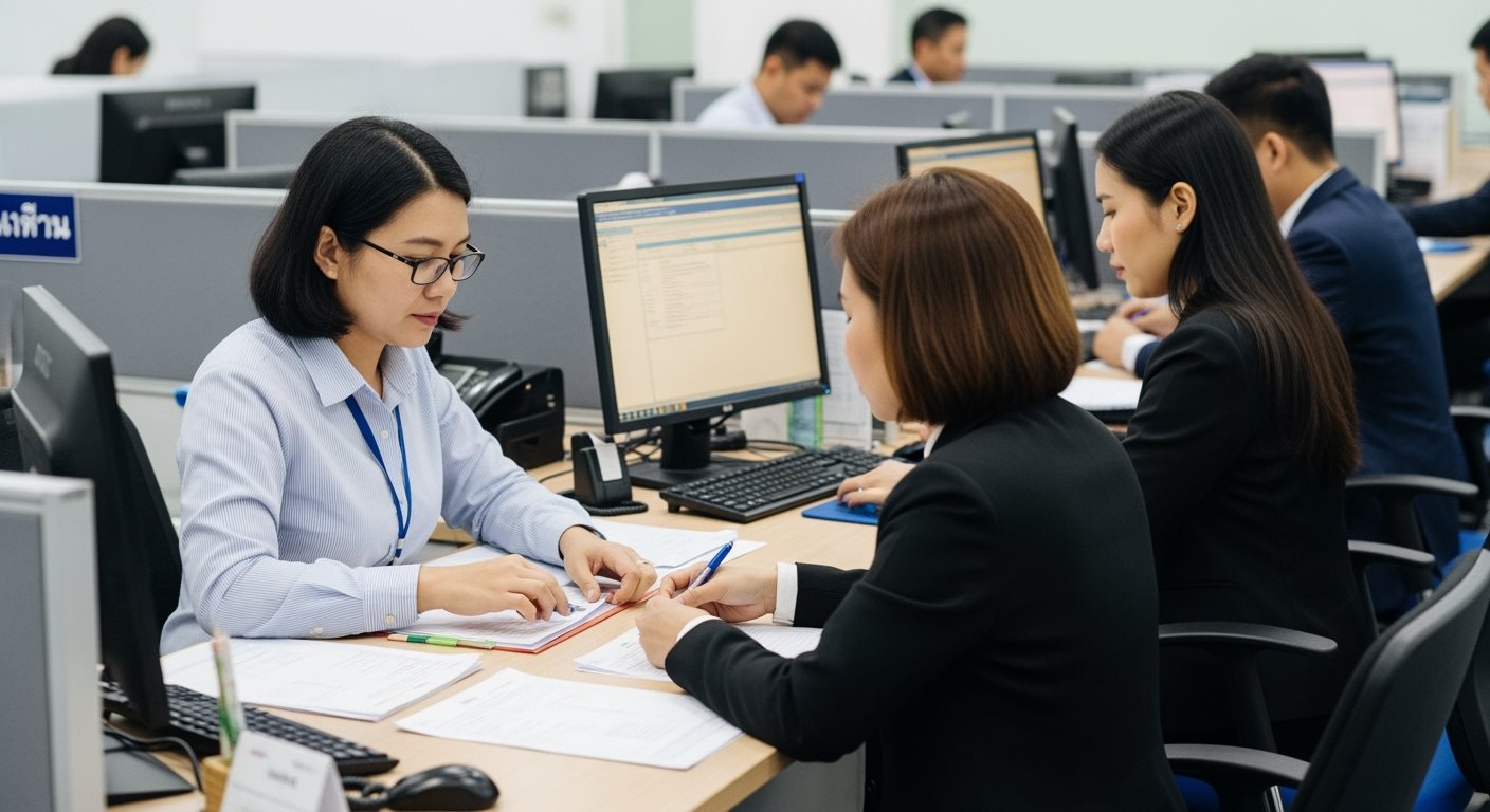 Thailand Immigration Office Visa-Verlängerung