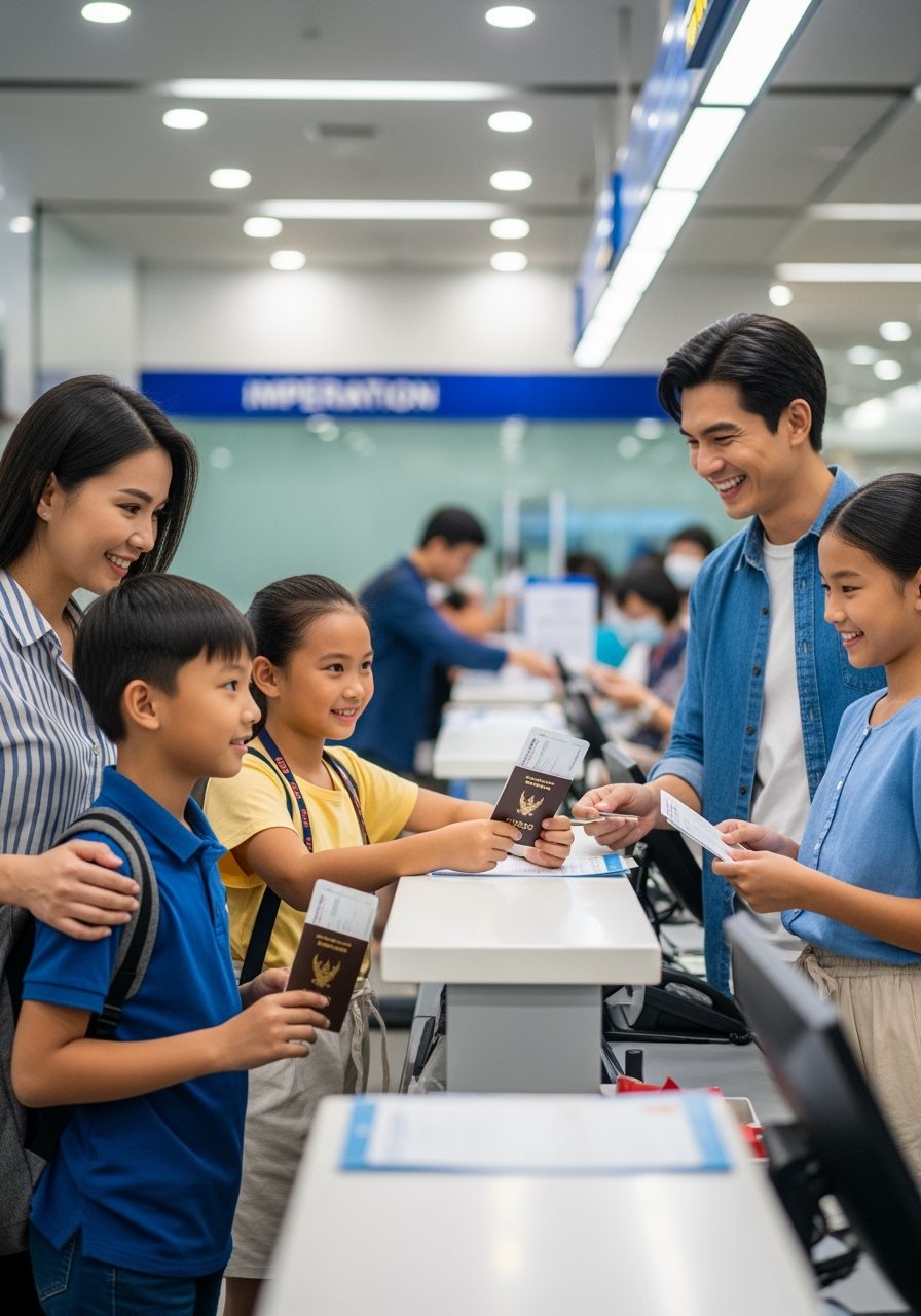 Thailand Visum für Minderjährige - Familiendokumente
