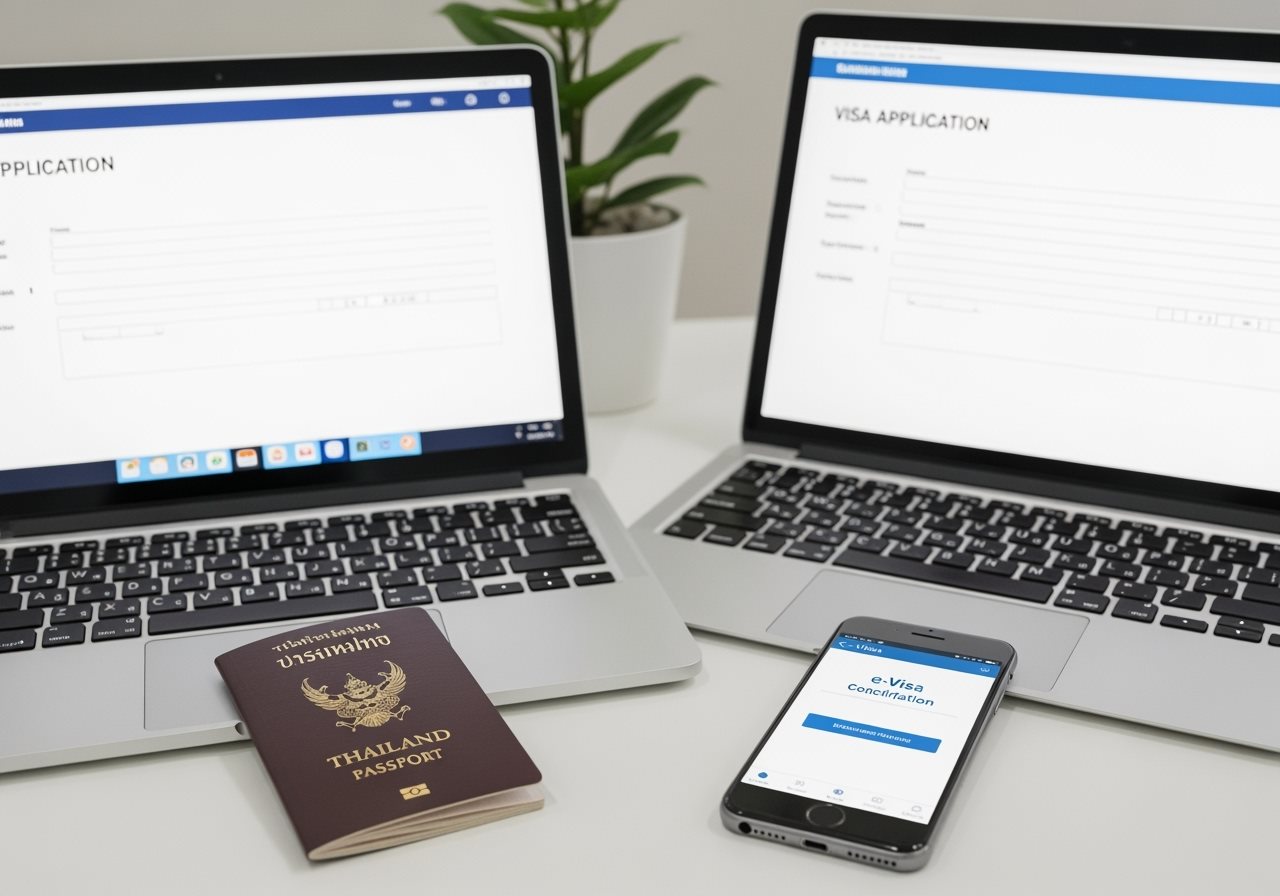 Thailand e-Visa Dokumenten Setup