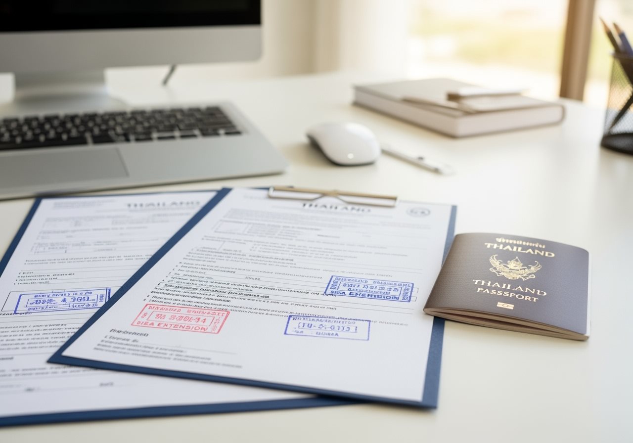 Thailand Visa Verlängerung Dokumente
