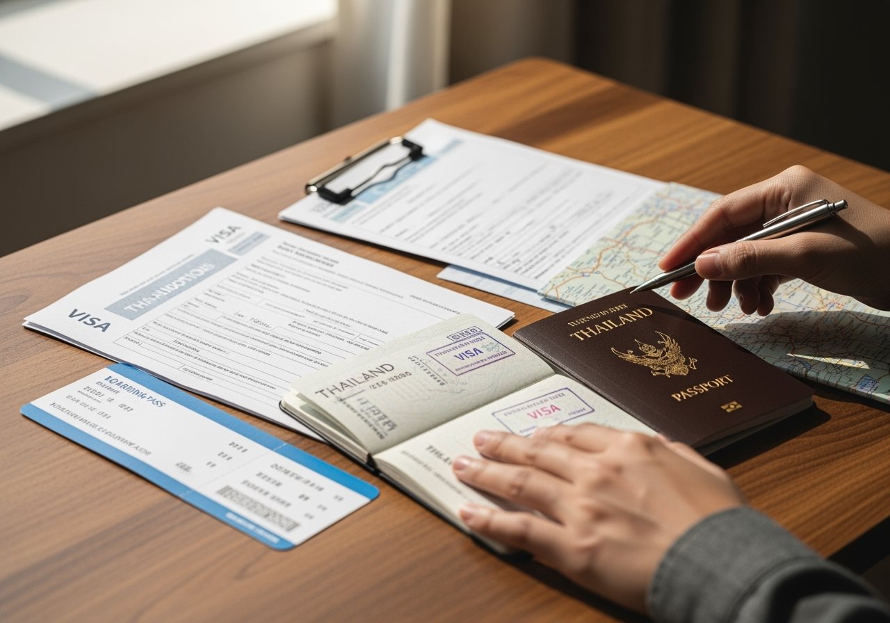 Thailand Visum Foto Beispiele verschiedene Visa-Arten